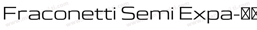 Fraconetti Semi Expa字体转换